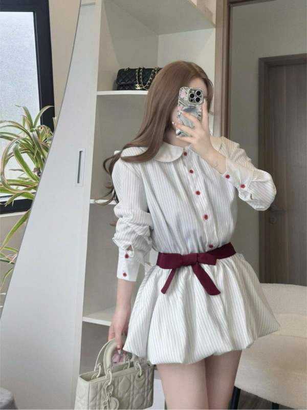 Váy liền phông cách tiểu thư thanh lịch - Ảnh 2